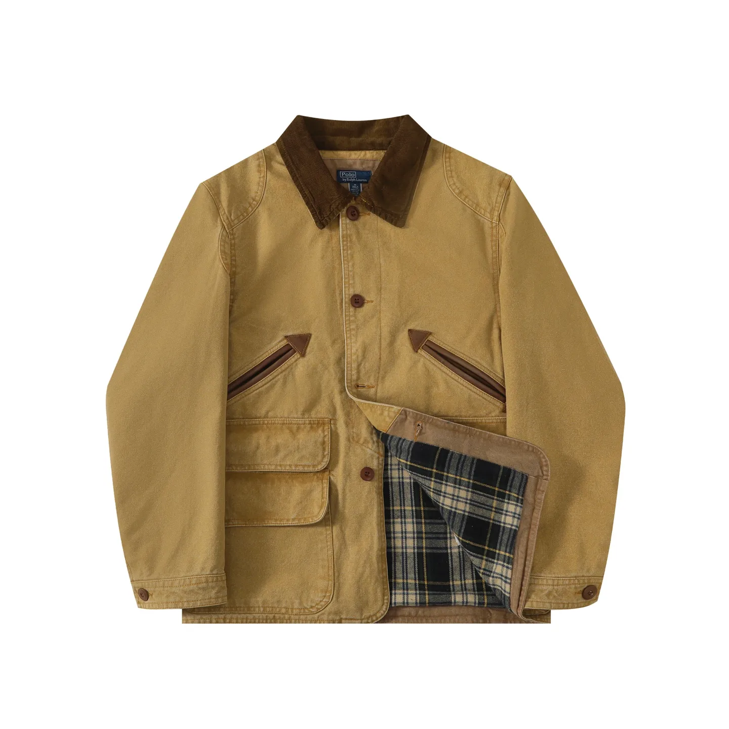 P490 #R13 Ralph Lauren Polo Country Hunting Heavy Industry Second-hand Jacket POLO Ralph Lauren 25th Spring New Casual Splicing Versatile Jacket WMPOOTWN Top is light and soft to wear, which is also a very popular Barn style recently. The version is very correct, comfortable to wear and has a sense of style at the same time. The splicing details are also very exquisite. The 100% pure cotton has just the right hardness and is not that stiff!! It is a very outstanding piece, and the texture and fit can be seen immediately on the upper body. This collection is fantastic, both in design and fabric. Retro and timeless Color: Khaki Size: M-XXL M: Bust 120 Length 72 Sleeve length 62 Shoulder width 49 L: Bust 124 Length 74 Sleeve length 63 Shoulder width 50